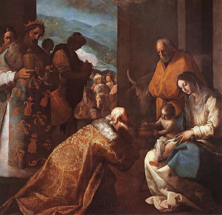 CAJES, Eugenio The Adoration of the Magi f France oil painting art